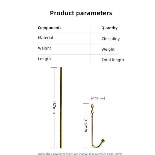 Anal Hooks Hook Anal LOCKINK Golden Adjustable AllNight 3867 Set 0130